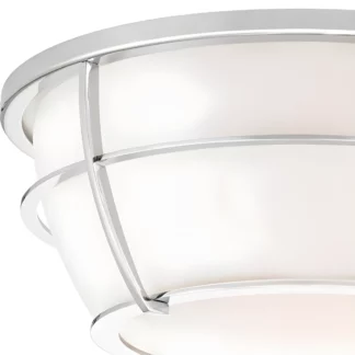Plafon Chance - kolor biały, srebrny - QZ/CHANCE/F PC