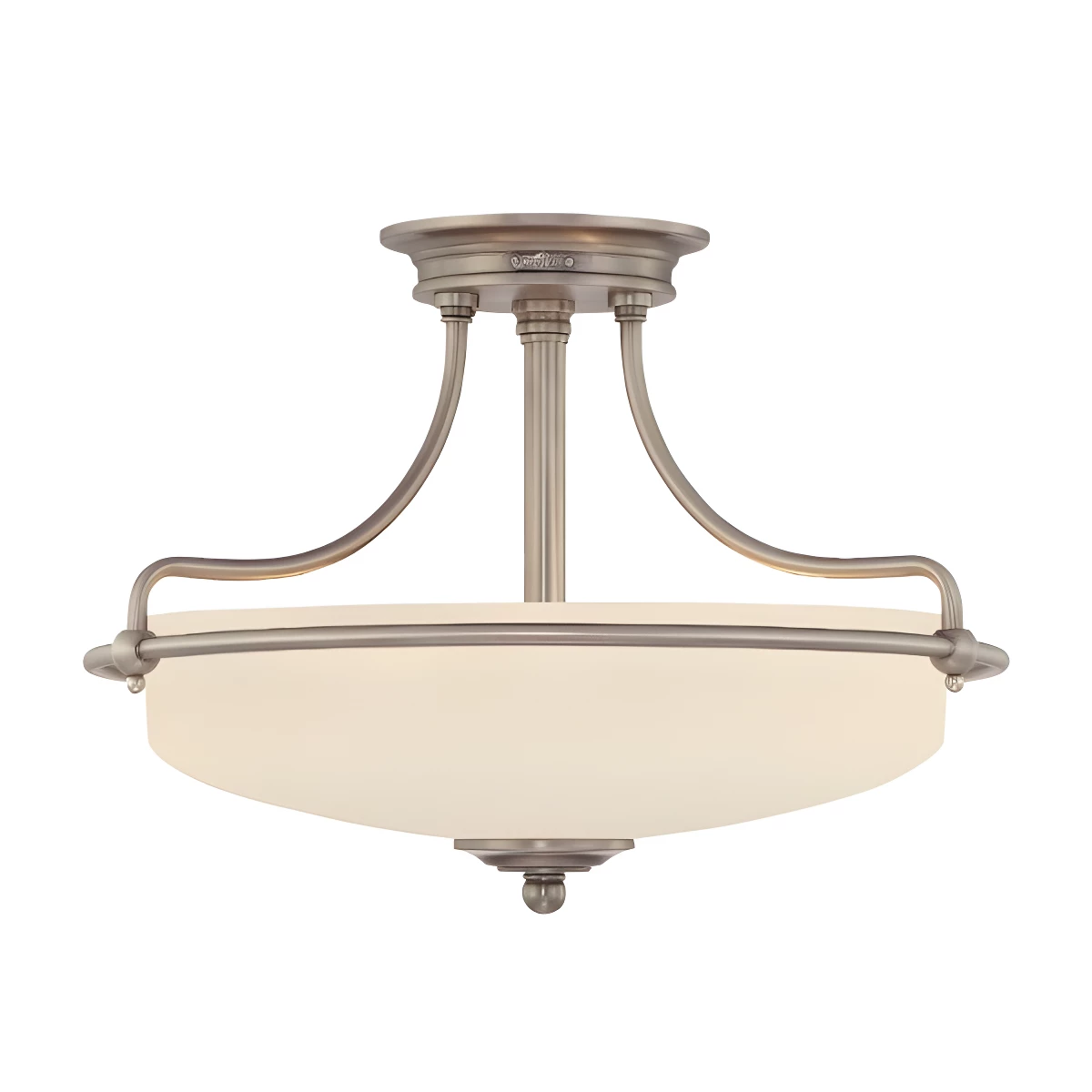 Lampa sufitowa Griffin - kolor biały, srebrny - QZ/GRIFFIN/SFSAN