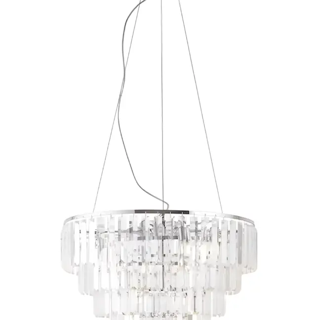 Wisząca lampa kryształowa Monaco - do salonu