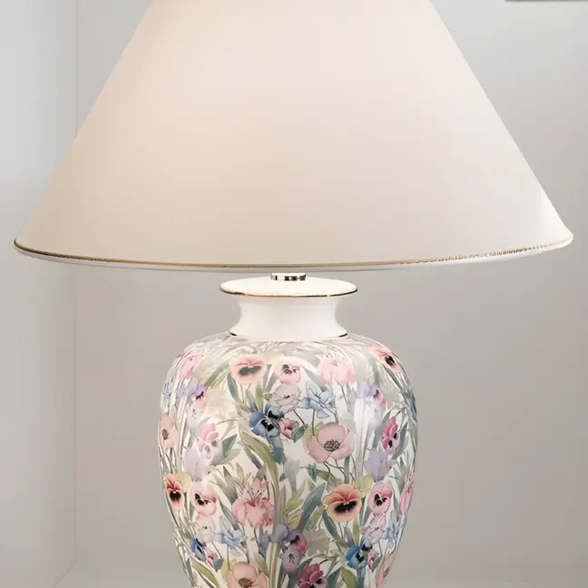 Lampa stołowa GIARDINO - kolor beżowy - 0014.75