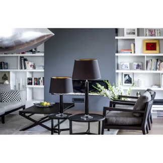 Lampa stołowa Fjord - kolor Czarny - L207265247