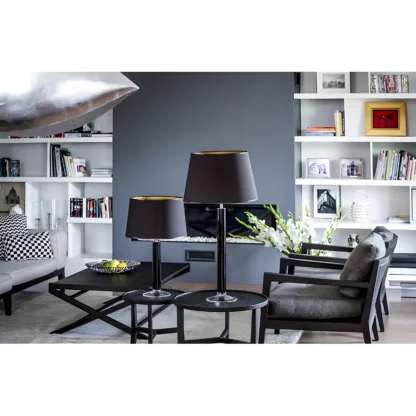 Lampa stołowa Fjord  - kolor Czarny - L207265247