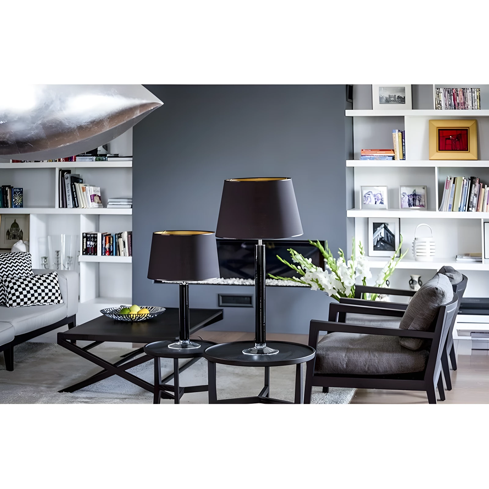 Lampa stołowa Fjord - kolor Czarny - L207265247