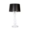 Lampa stołowa Versailles  - kolor połysk, transparentny, Czarny - L204061261