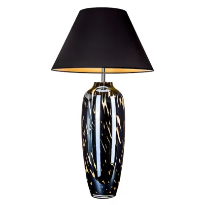Lampa stołowa Cannes - kolor złoty, Czarny - L209062325