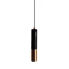 Lampa wisząca Golden Pipe - kolor złoty, Czarny - ST-5719-1