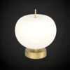 Lampa stołowa Apple  - kolor biały, złoty - LA058/T