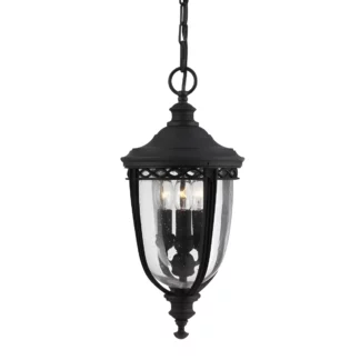 Lampa wisząca English Bridle - kolor transparentny, Czarny - FE/EB8/M BLK