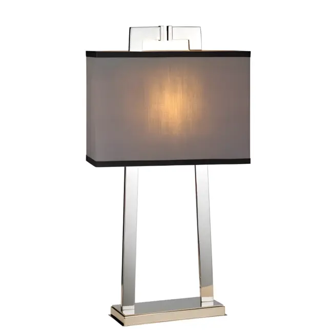 Lampa stołowa Magro - kolor srebrny, Szary - MAGRO/TL