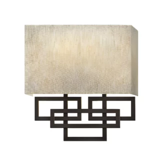 Kinkiet Lanza - kolor beżowy, brązowy, mat - HK/LANZA2