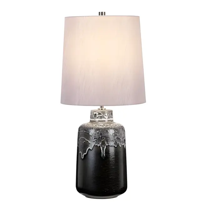 Lampa stołowa Woolwich - kolor srebrny, Szary - WOOLWICH/TL
