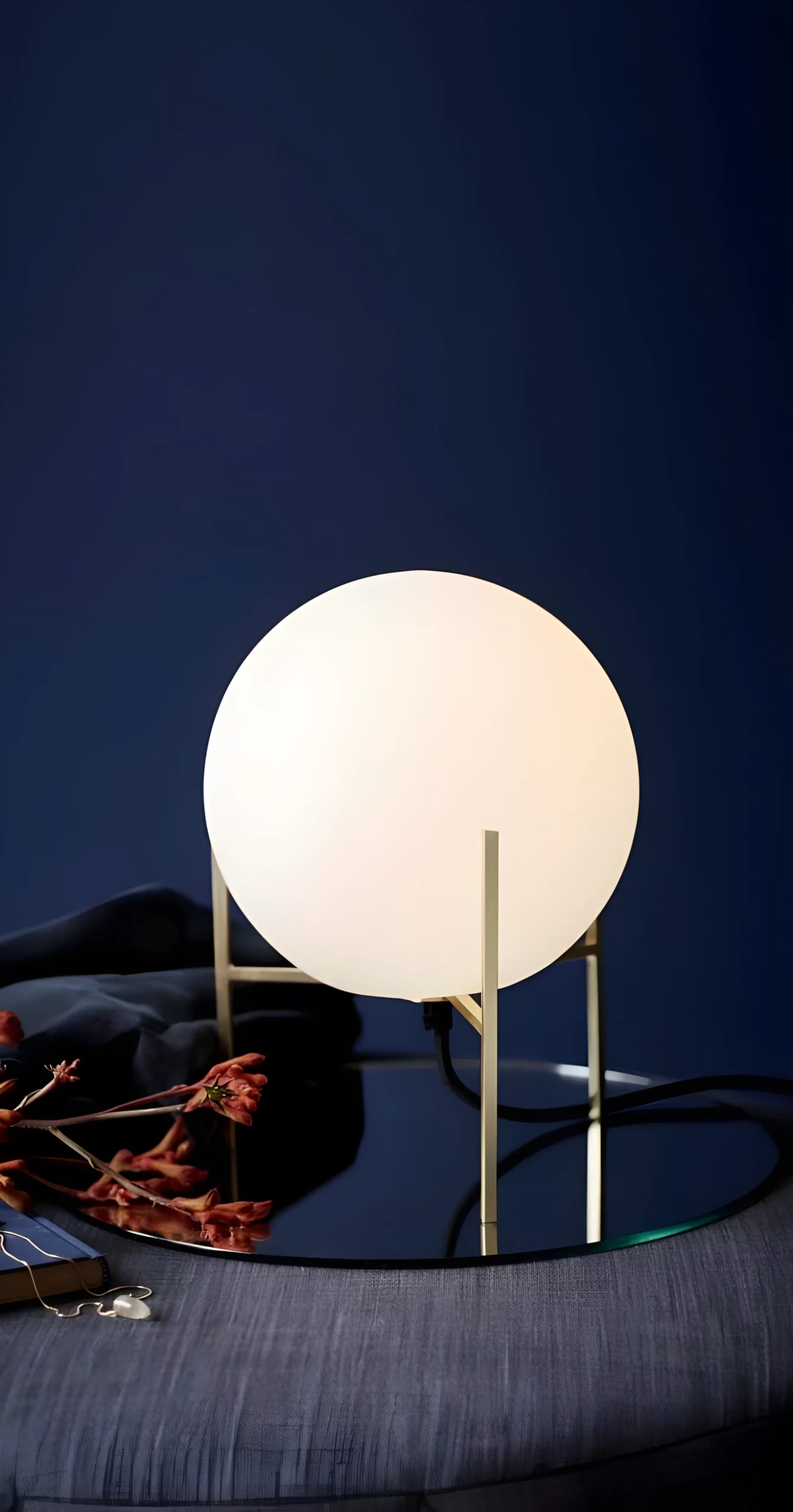 Lampa stołowa Alton - kolor biały, złoty - 47645001