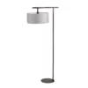 Lampa podłogowa Tedy - kolor brązowy, Szary - BALANCE/FL DBG