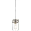Lampa wisząca Brinley - kolor srebrny, transparentny - KL/BRINLEY/MP NI