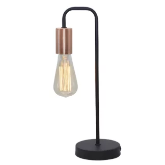 Lampa stołowa Herpe - czarno-złota - 41-66862