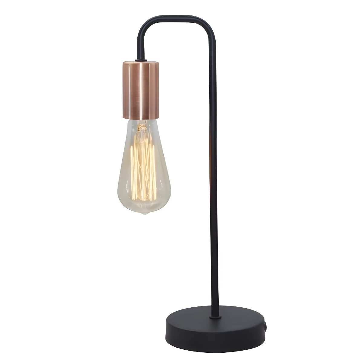 Lampa stołowa Herpe - czarno-złota - 41-66862