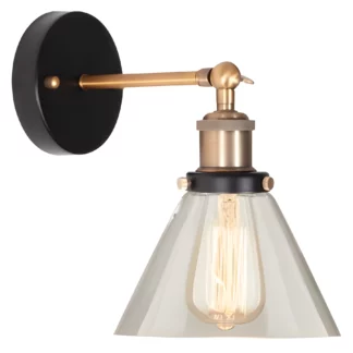 Loftowy kinkiet New York Loft No. 1 - złotawy