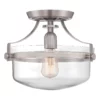 Lampa sufitowa Penn Station - kolor srebrny, transparentny - QZ/PENNSTAT/F BN