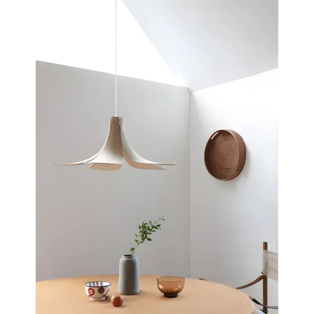 Jasna dębowa lampa wisząca Jazz - nad stół