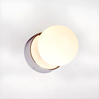 Kinkiet Brazos - kolor biały, srebrny - 6948