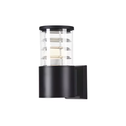 Kinkiet Bronx  - kolor transparentny, Czarny - O576WL-01B