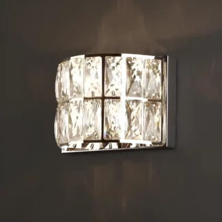 Kinkiet Diamante na elegancki korytarz