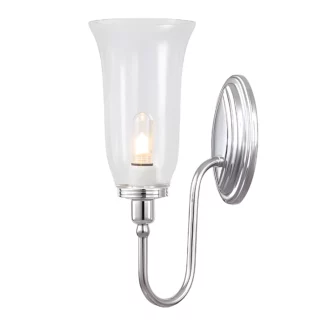 Stylowy szklany kinkiet łazienkowy Classy - IP44