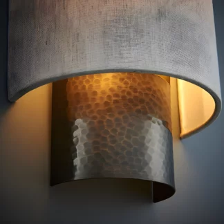 Kinkiet Indara - kolor beżowy, brązowy - 71308