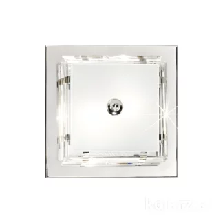 Plafon Chuck - kolor srebrny, transparentny - 0342.12.5