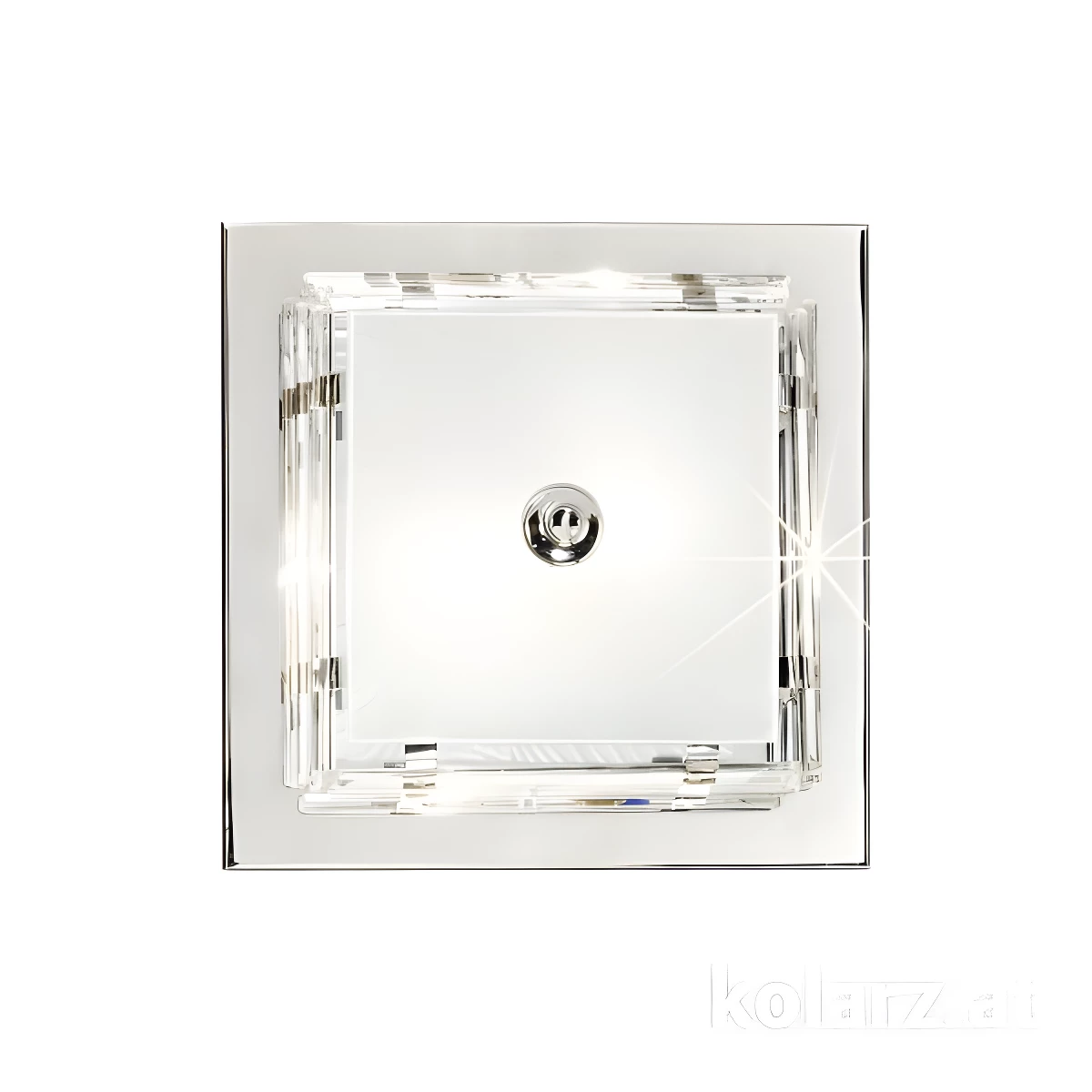 Plafon Chuck - kolor srebrny, transparentny - 0342.12.5