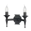Kinkiet Saxons - kolor Czarny - SAX2 BLK