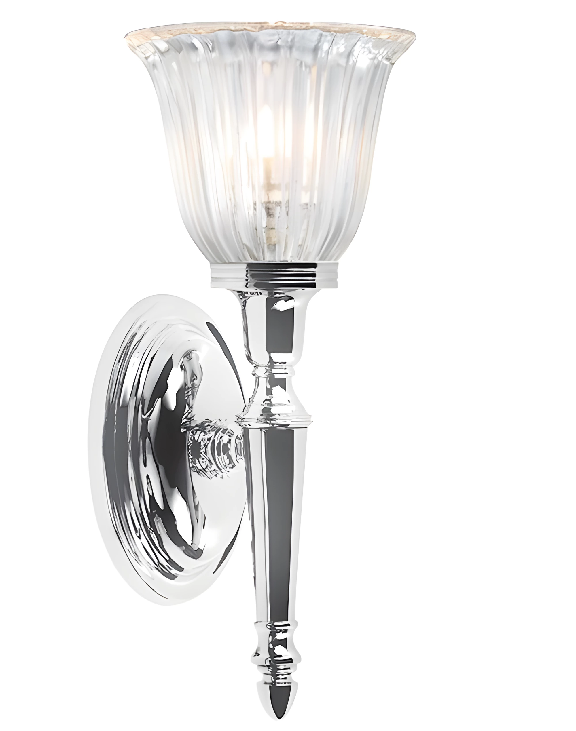 Klasyczny kinkiet glamour do łazienki Chic