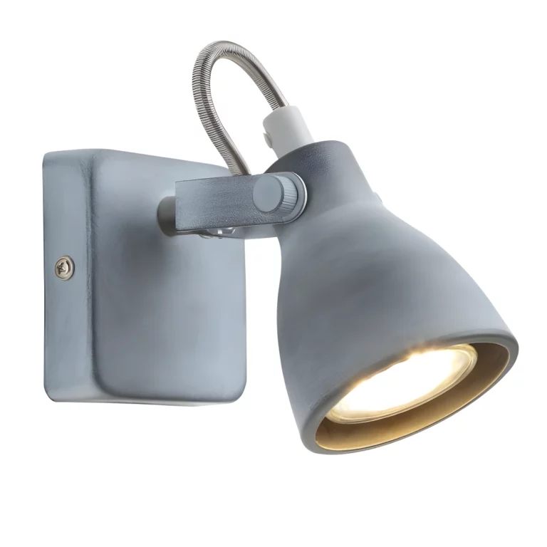 Szary, matowy kinket Ash - salon, sypialnia