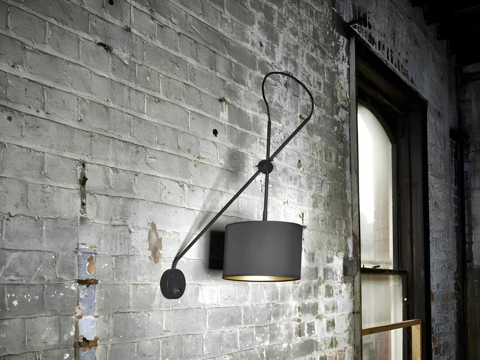 Kinkiet Viper - kolor złoty, Czarny - 6513