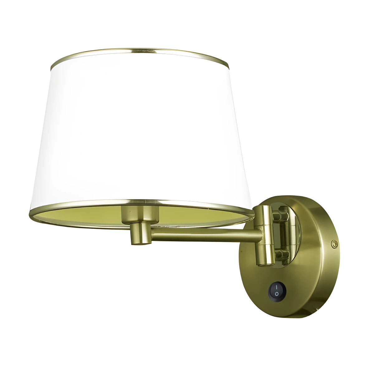 Kinkiet z abażurem Ibis do sypialni