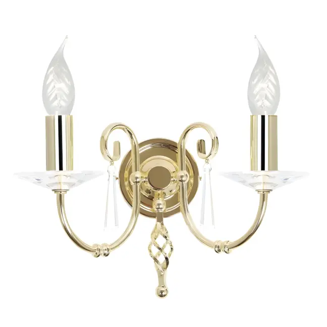 Kinkiet Grace - AG2 POL BRASS