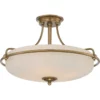 Lampa sufitowa Griffin - kolor biały, mosiądz - QZ/GRIFFIN/SFMWS