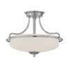 Lampa sufitowa Griffin  - kolor biały, połysk, srebrny - QZ/GRIFFIN/SFS C