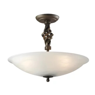 Lampa sufitowa Pembroke - kolor złoty, Czarny - PB/SF/A BLK/GOLD