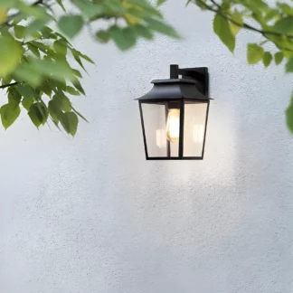 Kinkiet Richmond - kolor transparentny, Czarny - 1340004