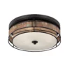 Lampa sufitowa Laguna - kolor beżowy, brązowy, miedź - QZ/LAGUNA/F/L