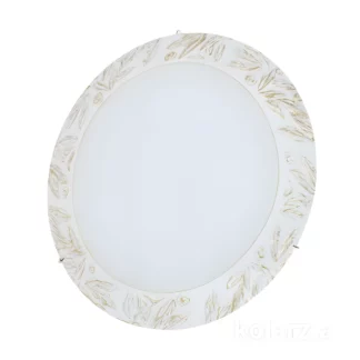 Lampa sufitowa Serena - kolor biały, złoty - 0423.U13.5.WA