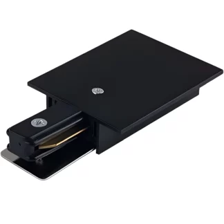 Końcówka zasilająca Profile Resessed Power end Cap - czarna, szyna wpuszczana