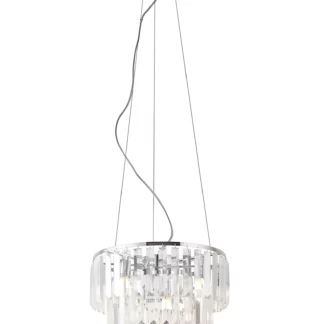 Mała lampa kryształowa Monaco - do salonu, sypialni