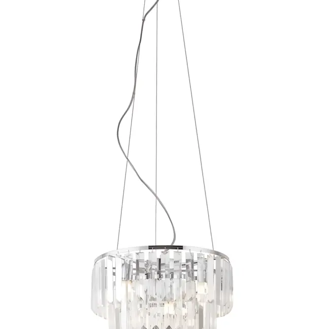 Mała lampa kryształowa Monaco - do salonu, sypialni