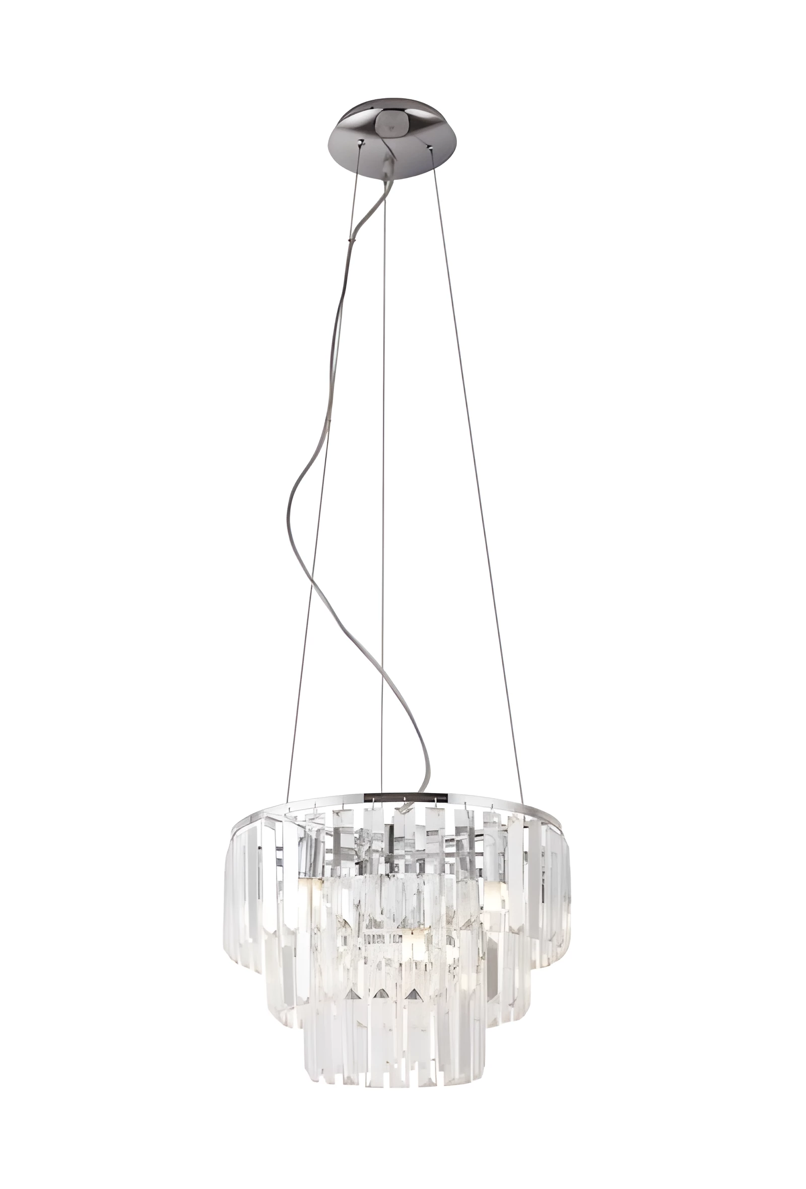 Mała lampa kryształowa Monaco - do salonu, sypialni