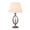 Lampa stołowa Rustic - kolor biały, mosiądz - ART/TL AGD BRASS