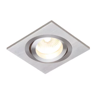 Srebrne oczko sufitowe na korytarz Tetra Single