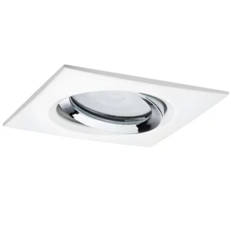 Kwadratowe oczko sufitowe Nova - do łazienki, IP65