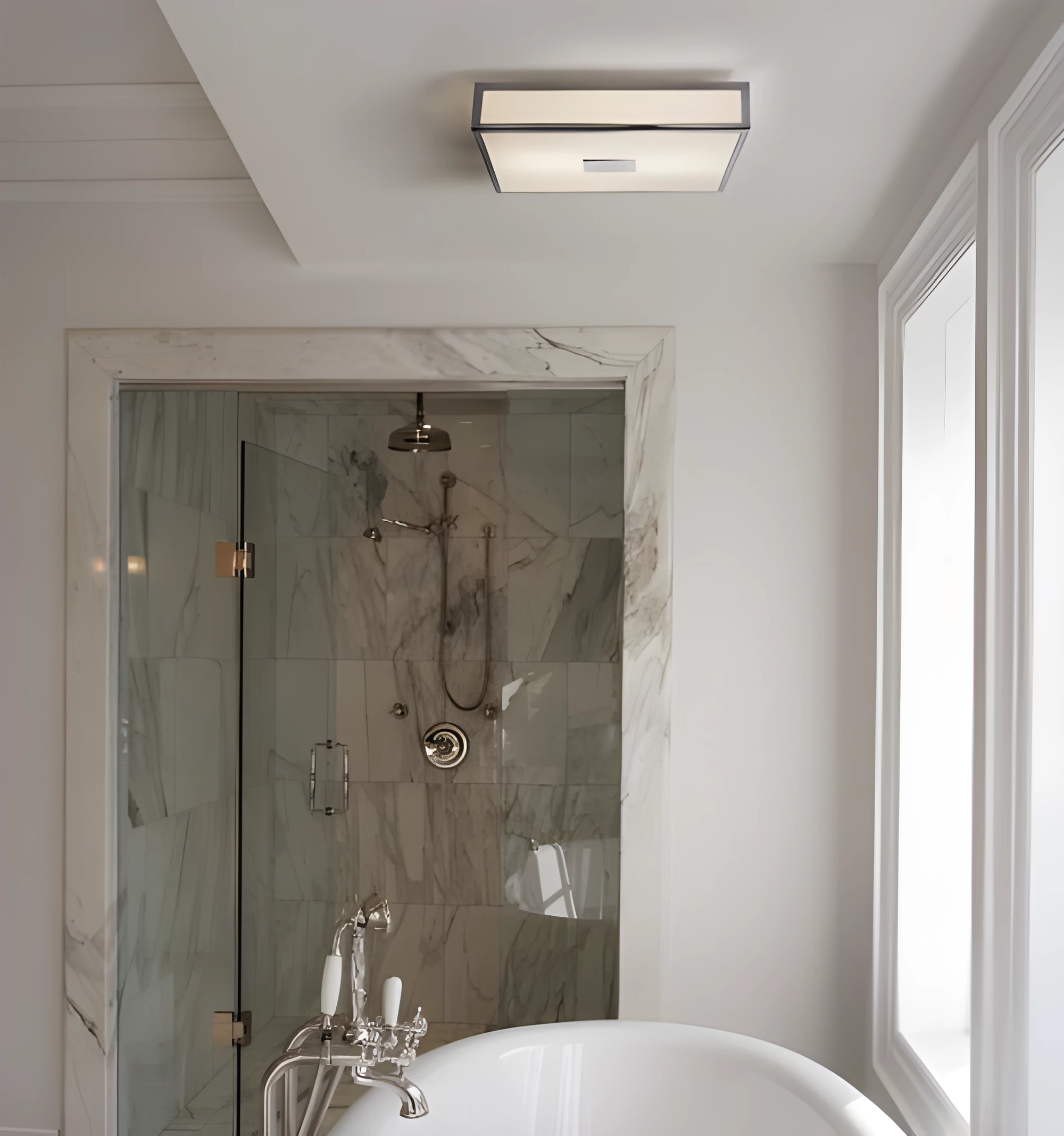 Lampa sufitowa Mashiko - kolor biały, srebrny - 1121005